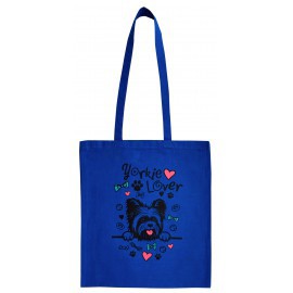 Kék Yorkie Lover táska