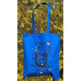 Kék Yorkie Lover táska